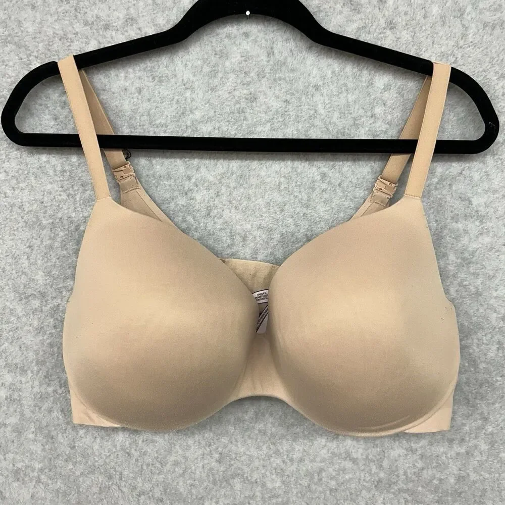 Victoria's Secret Womens 38DDD Beige Lined Underwire Back Closure Demi Bra